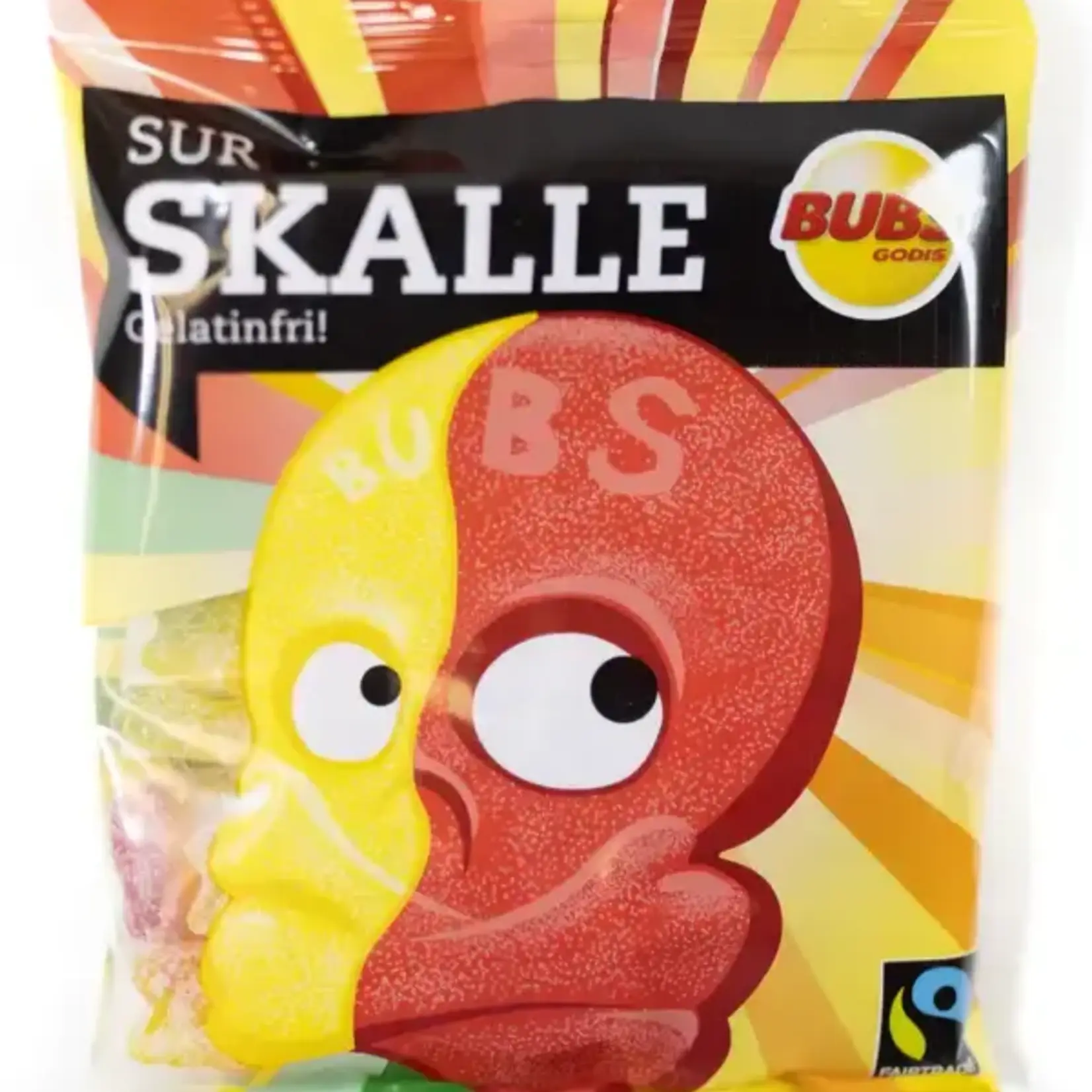 Sweetish Bubs Swedish Sour Skulls 90g Bag