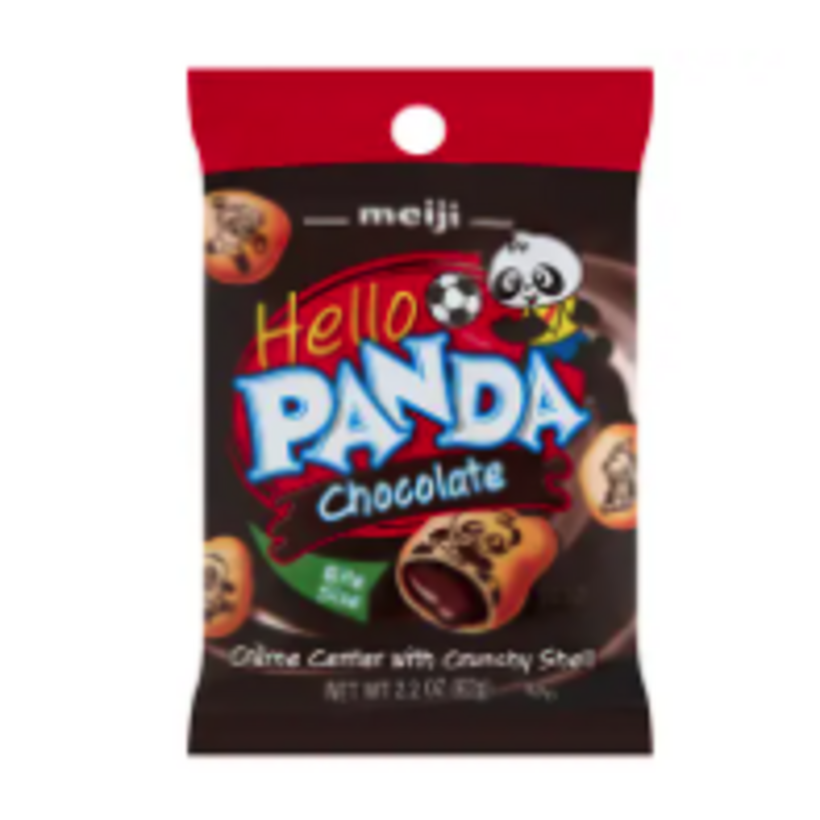 Grandpa Joes HELLO PANDA PEG BAG IN DISPLAY-CHOCOLATE
