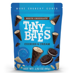 TINY BITES WAFFLE CONES - COOKIES & CREAM