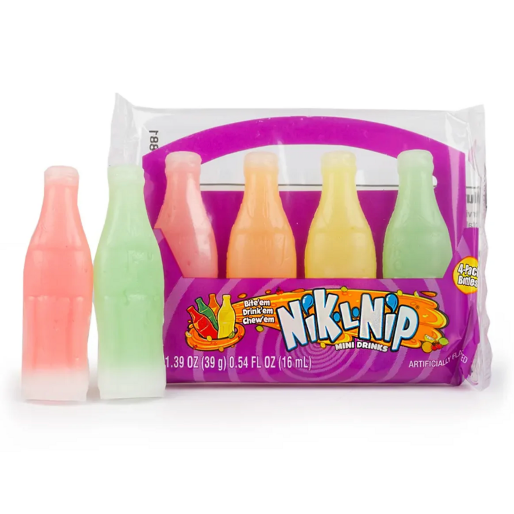 NIK-L-NIP WAX BOTTLES 4PK