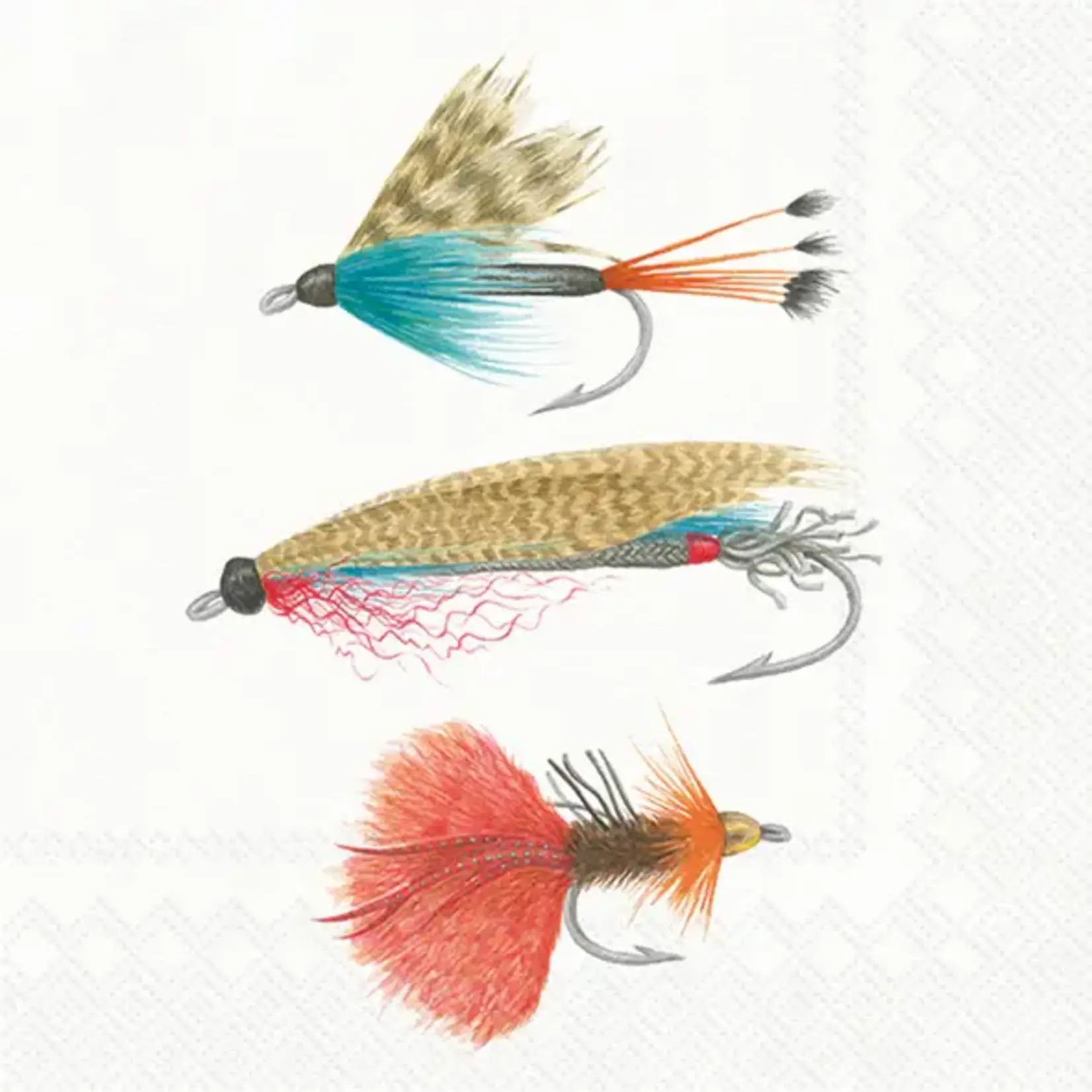 Gone Fishing Cocktail Napkin