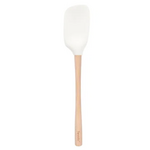 Tovolo Flex-Core Spoonula Wood Handle White