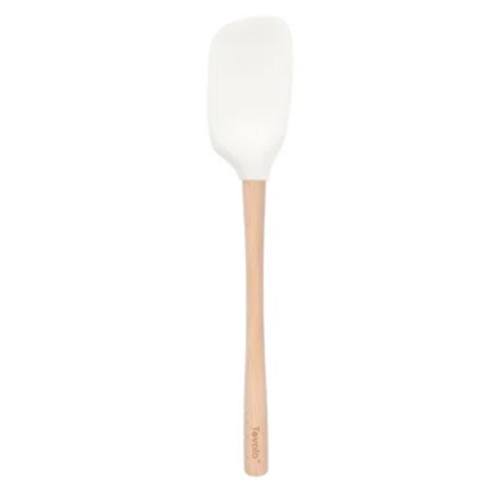 Tovolo Flex-Core Spoonula Wood Handle White