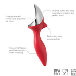 Tovolo Tilt Up Ice Cream Scoop Candy Apple
