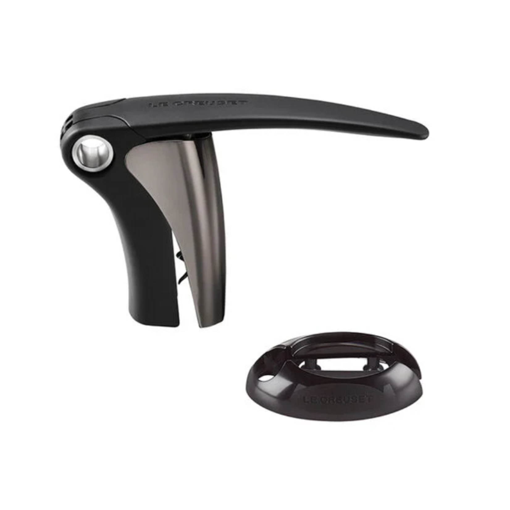 Le Creuset Black Nickel 2-Piece Compact Lever and Foil Cutter Gift Set