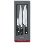 Victorinox Sets, Forged, 3-Piece Chef's Set (3_" Paring, 8" Slicing, 8" Chef's) Black | Victorinox