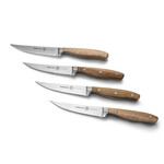 Q1.26 Vendor Culinary Forged Steak Knife Set incl. Acacia tray (4 knives included)* | Q1.26 Vendor