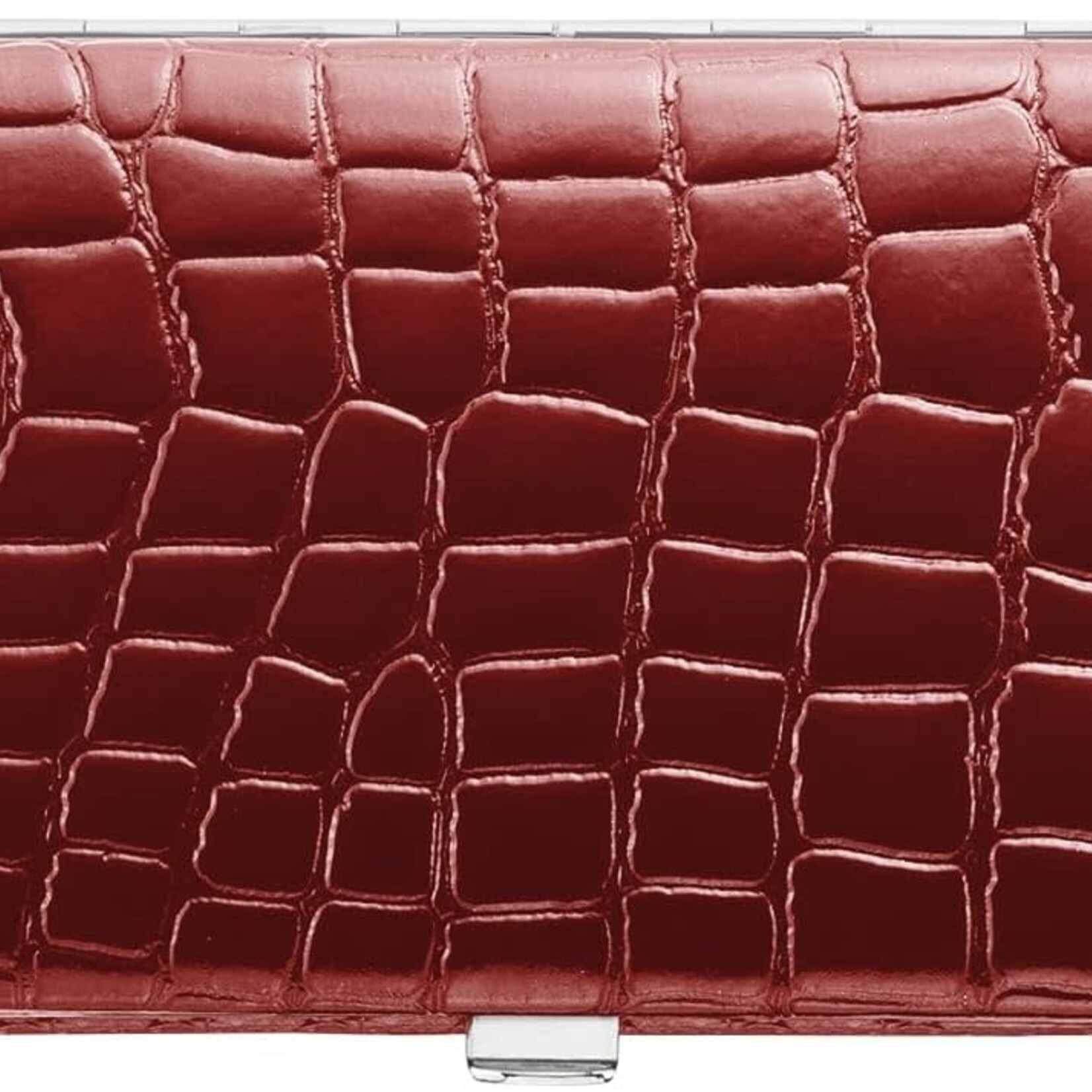 Zwilling ZWB Classic 11-pc Red Crocodile Pattern Leather Frame Case Set | ZWILLING