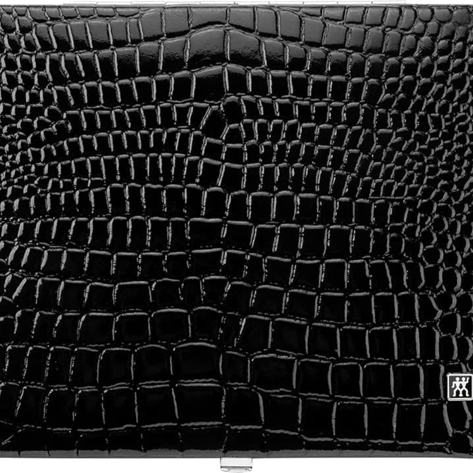 Zwilling ZWB Classic 11-pc Black Crocodile Pattern Leather Frame Case Set | ZWILLING