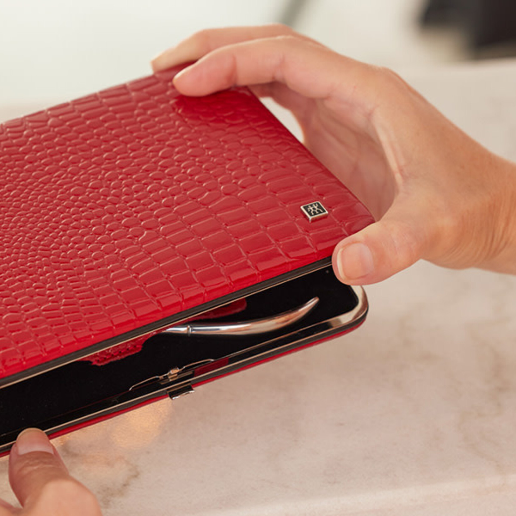 Zwilling ZWB Classic 6-pc Red Leather Case Set | ZWILLING