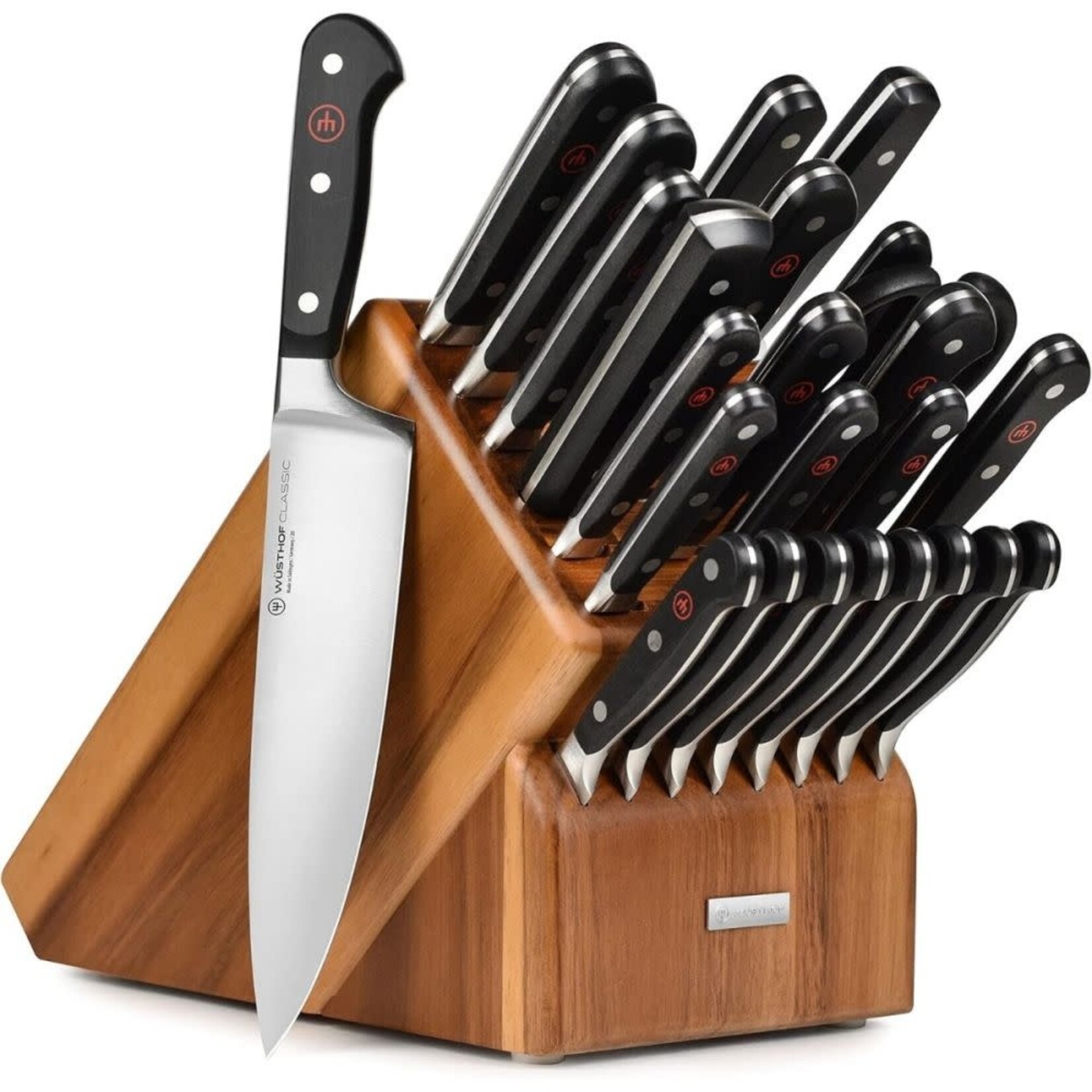 Wusthof Twenty-Six Piece Block Set, Acacia - Classic | Wusthof