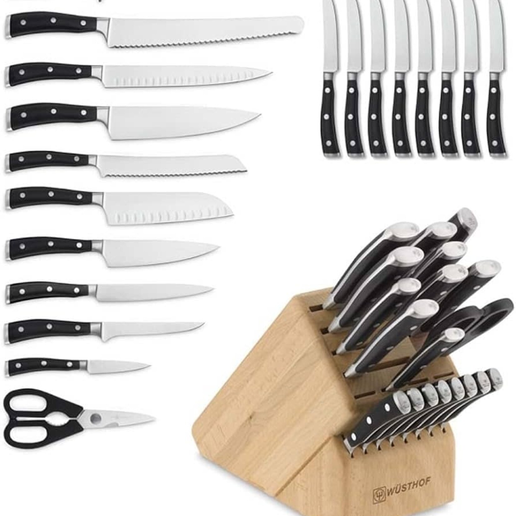 Wusthof Twenty Piece Block Set - Classic Ikon | Wusthof