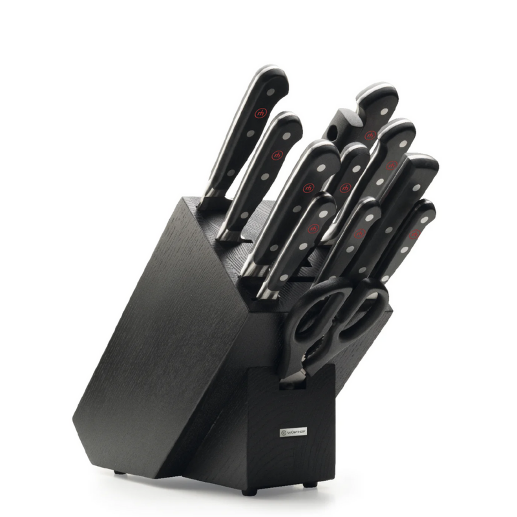 Wusthof Thirteen Piece Block Set, Black Ash Wood - Classic | Wusthof