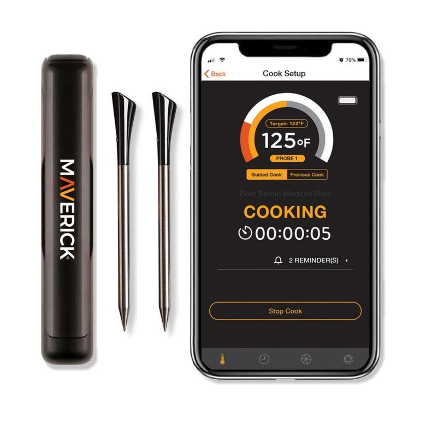 STAKEª Dual Probe Wireless Bluetooth Thermometer | Kitchen Supply