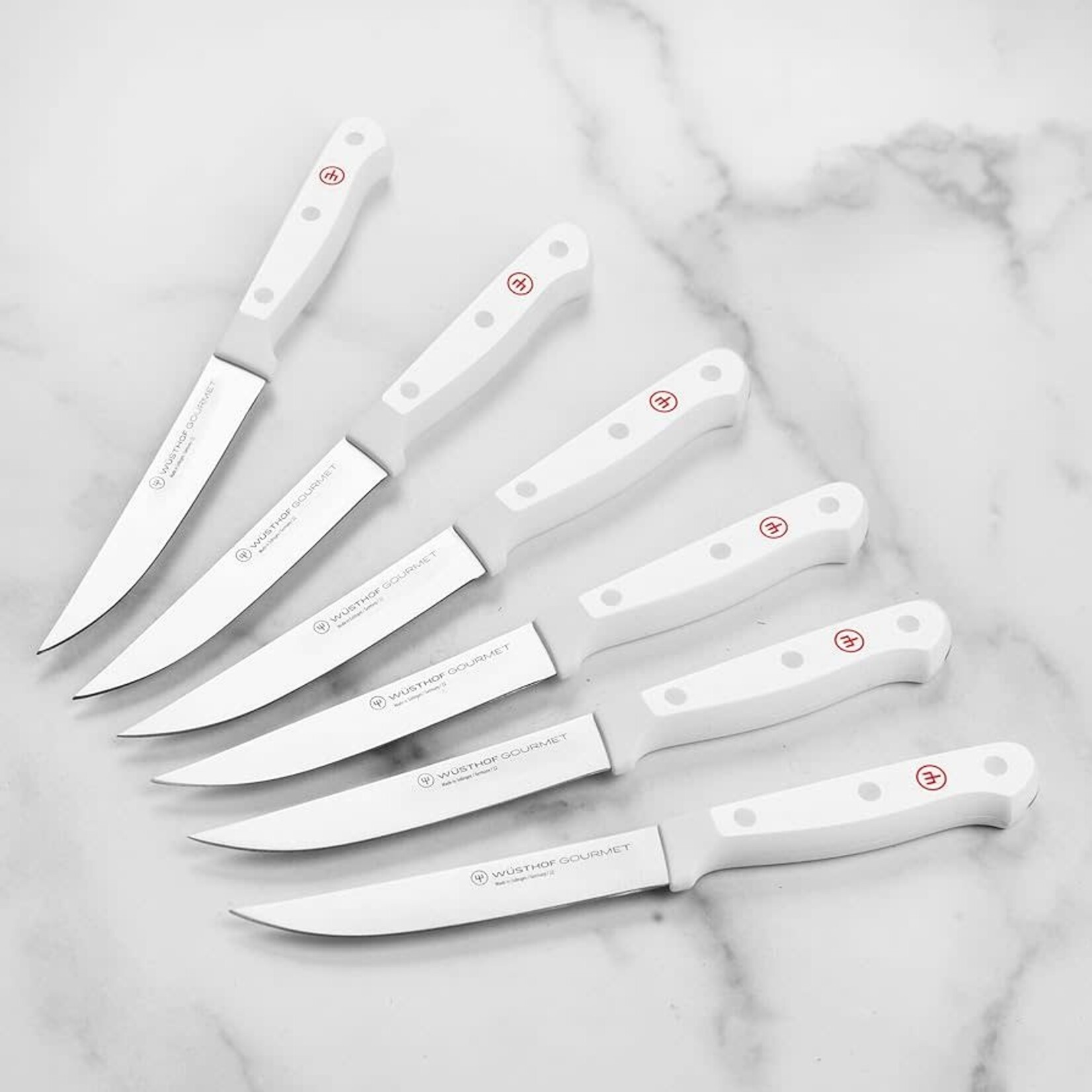 Wusthof Six Piece Steak Knife Set - Gourmet White | Wusthof