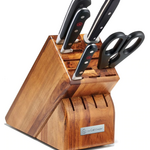 Wusthof Six Piece Starter Block Set, Acacia  - Classic | Wusthof