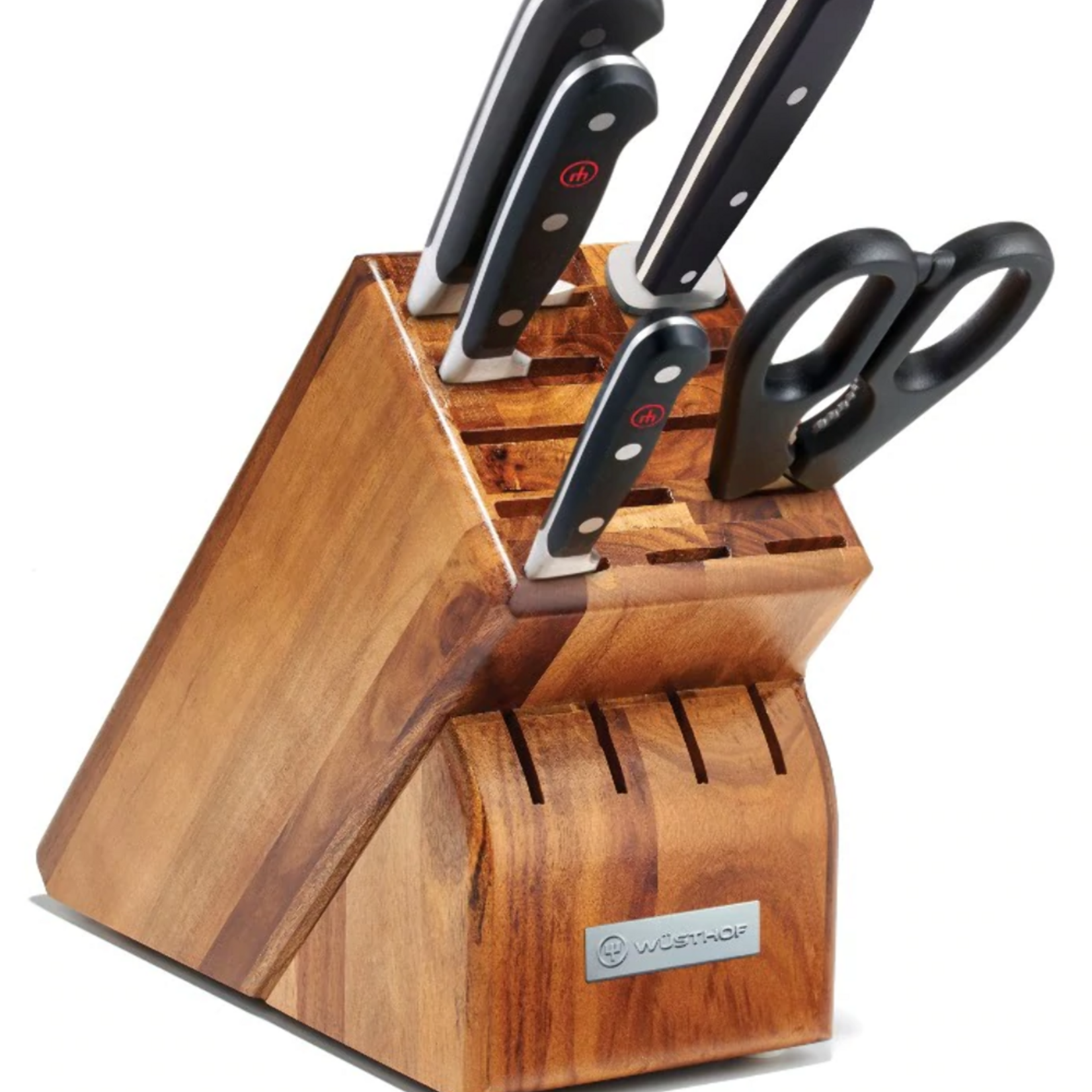 Wusthof Six Piece Starter Block Set, Acacia  - Classic | Wusthof