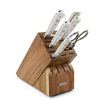 Wusthof Seven Piece Knife Block Set, Acacia - Gourmet White | Wusthof