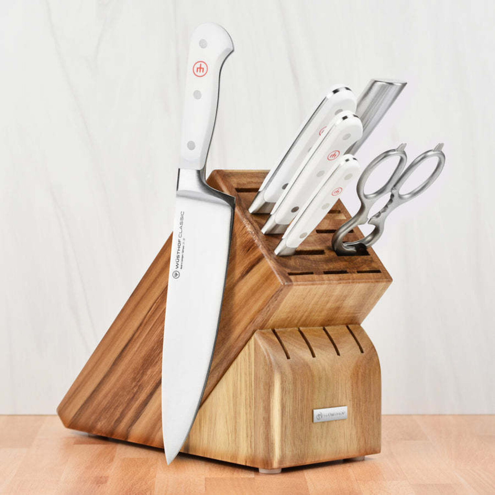 Wusthof Seven Piece Knife Block Set - Classic White | Wusthof