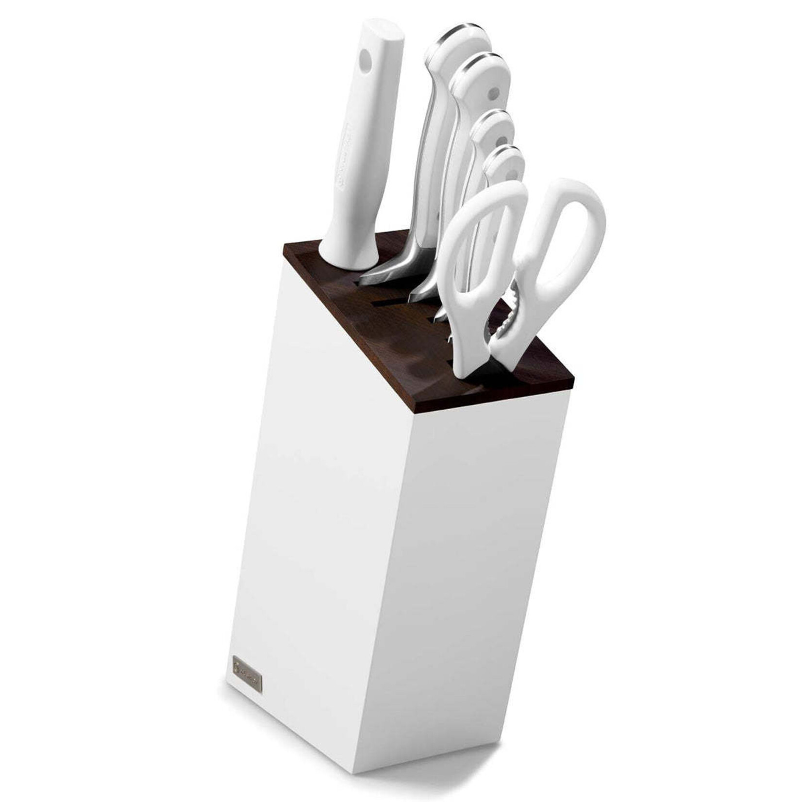 Wusthof Seven Piece Block Set Black Beech Inlay - Classic White | Wusthof