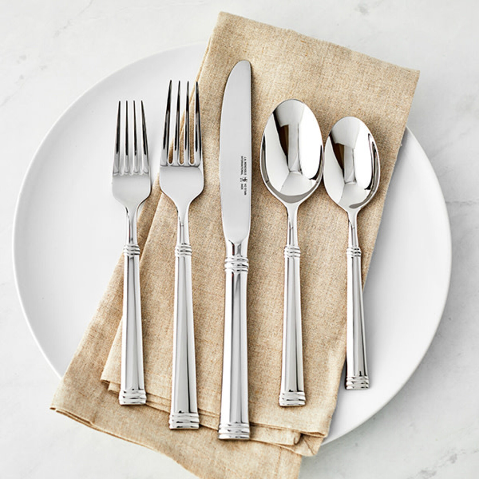 Henckels Plaza 65-pc Heavy Gauge Flatware Menu Set, 18/10 | Henckels
