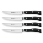 Wusthof Four Piece Steak Knife Set - Ikon Blackwood | Wusthof