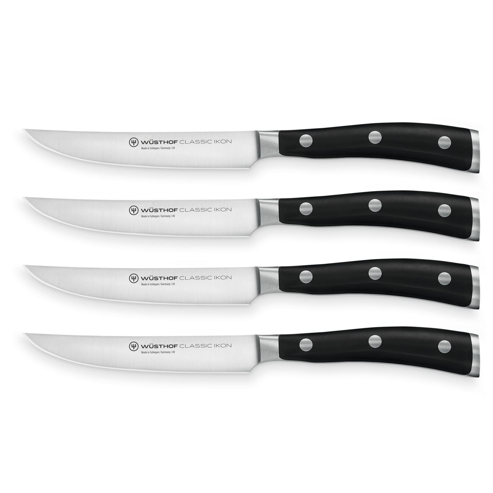 Wusthof Four Piece Steak Knife Set - Ikon Blackwood | Wusthof