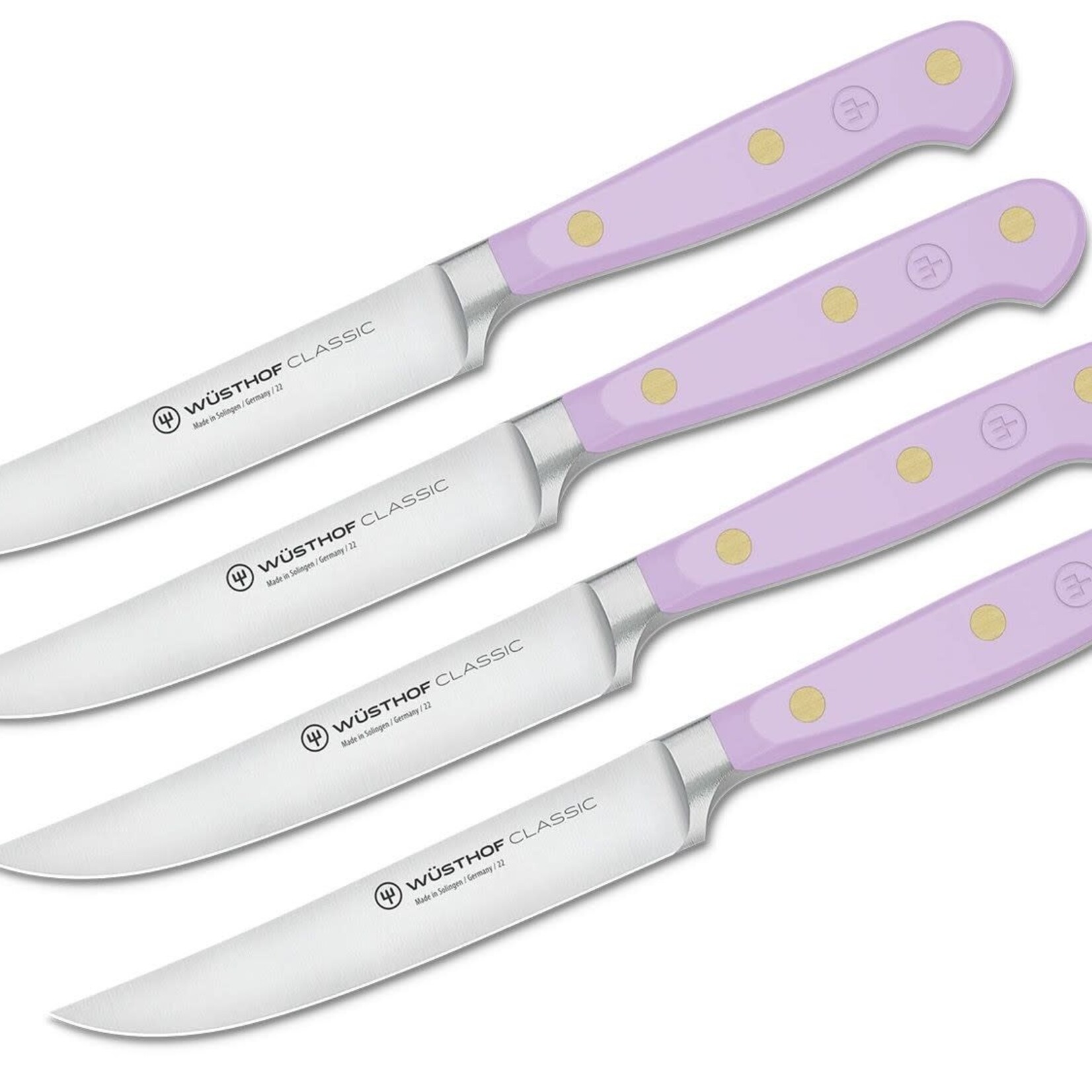 Wusthof Four Piece Steak Knife Set - Classic Purple Yam | Wusthof