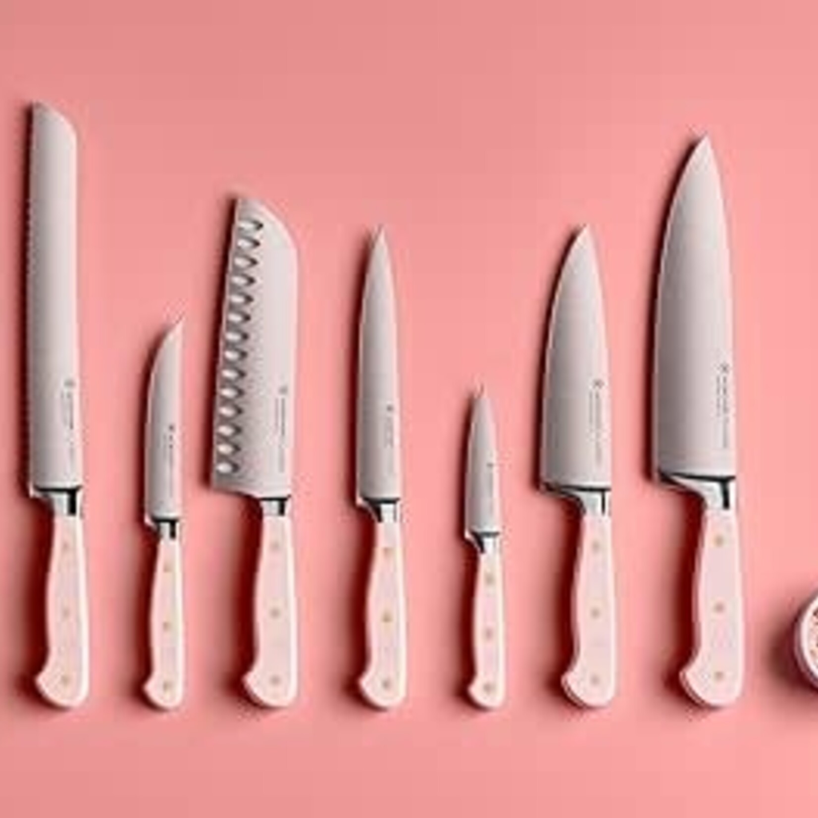 Wusthof Eight Piece Knife Block Set - Classic Pink Sea Salt | Wusthof
