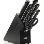 Wusthof Eight Piece Block Set, Black Ash Wood - Classic | Wusthof
