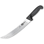 Victorinox Cimeter, 10" Curved Granton Blade, Black Fibrox | Victorinox