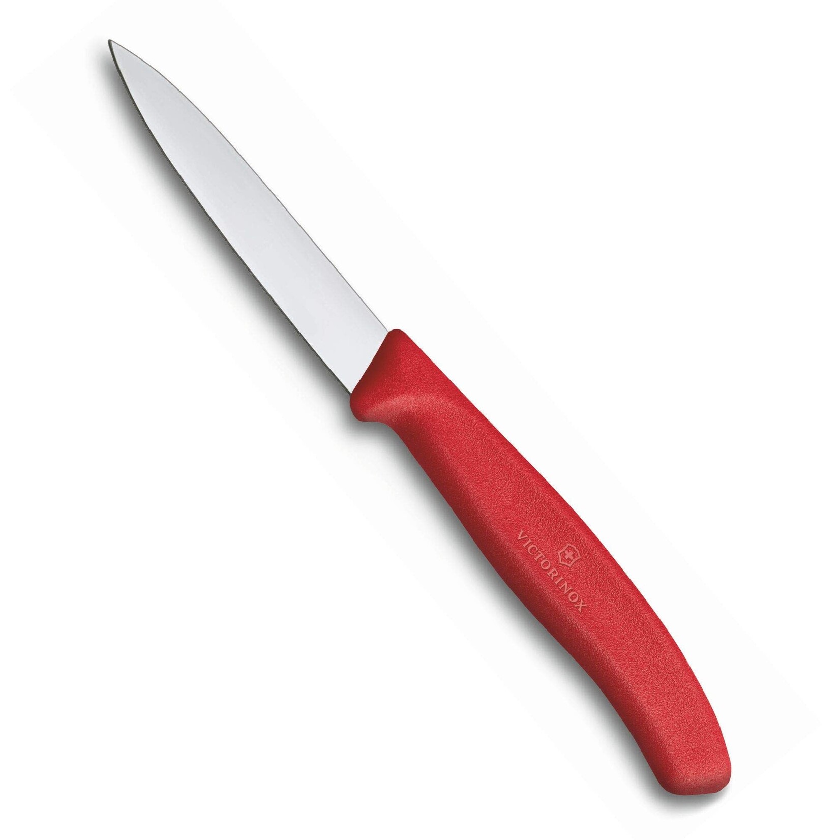 Victorinox Paring Knife Display (24 - 6.7601, 3_" Straight, Spear) Red | Victorinox