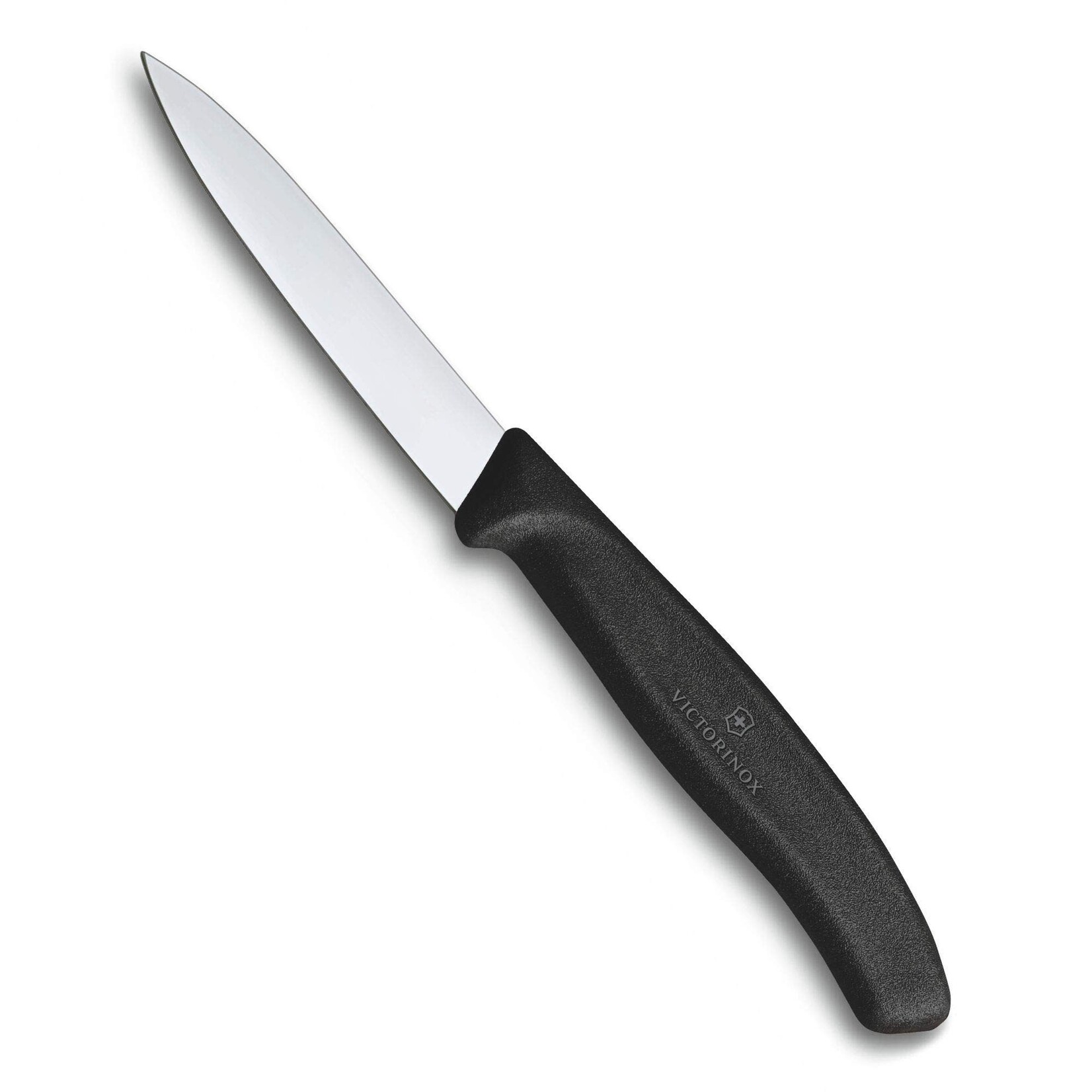 Victorinox Paring Knife Display (24 - 6.7603, 3_" Straight, Spear) Black | Victorinox