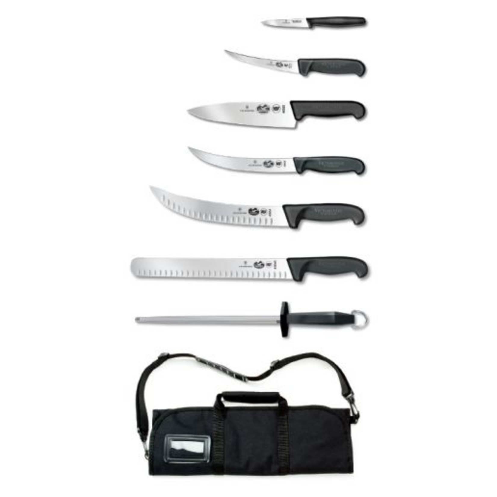 Victorinox Ultimate 8-Piece Competition BBQ Set, black handles | Victorinox