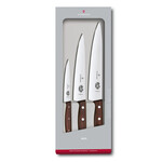 Victorinox Sets, 3-Piece Carving Set (5" Utility, 7_" Carving, 8_" Carving), Wood | Victorinox