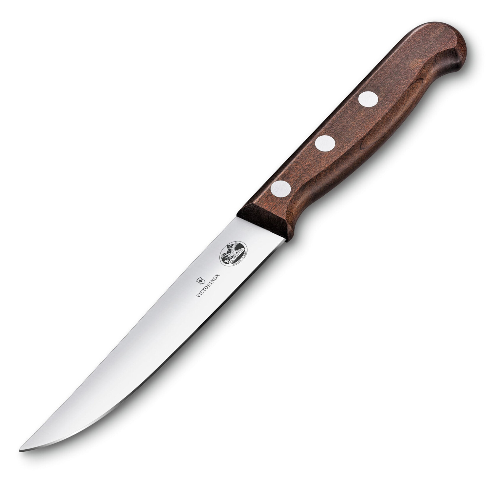 Victorinox Steak, Forged, 4_" Straight, Spear Point Blade Wood | Victorinox
