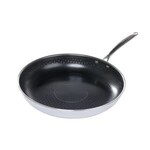 Frieling Black Cube CeramicQR Fry Pan Display includes: 12 x 8", 12 x 9.5", and 12 x 11" Fry pans | Frieling