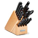 Wusthof 16pc Knife Block Set, 15-Slot Natural - Gourmet | Wusthof