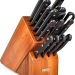 Wusthof 16pc Knife Block Set, 15-Slot Acacia - Gourmet | Wusthof