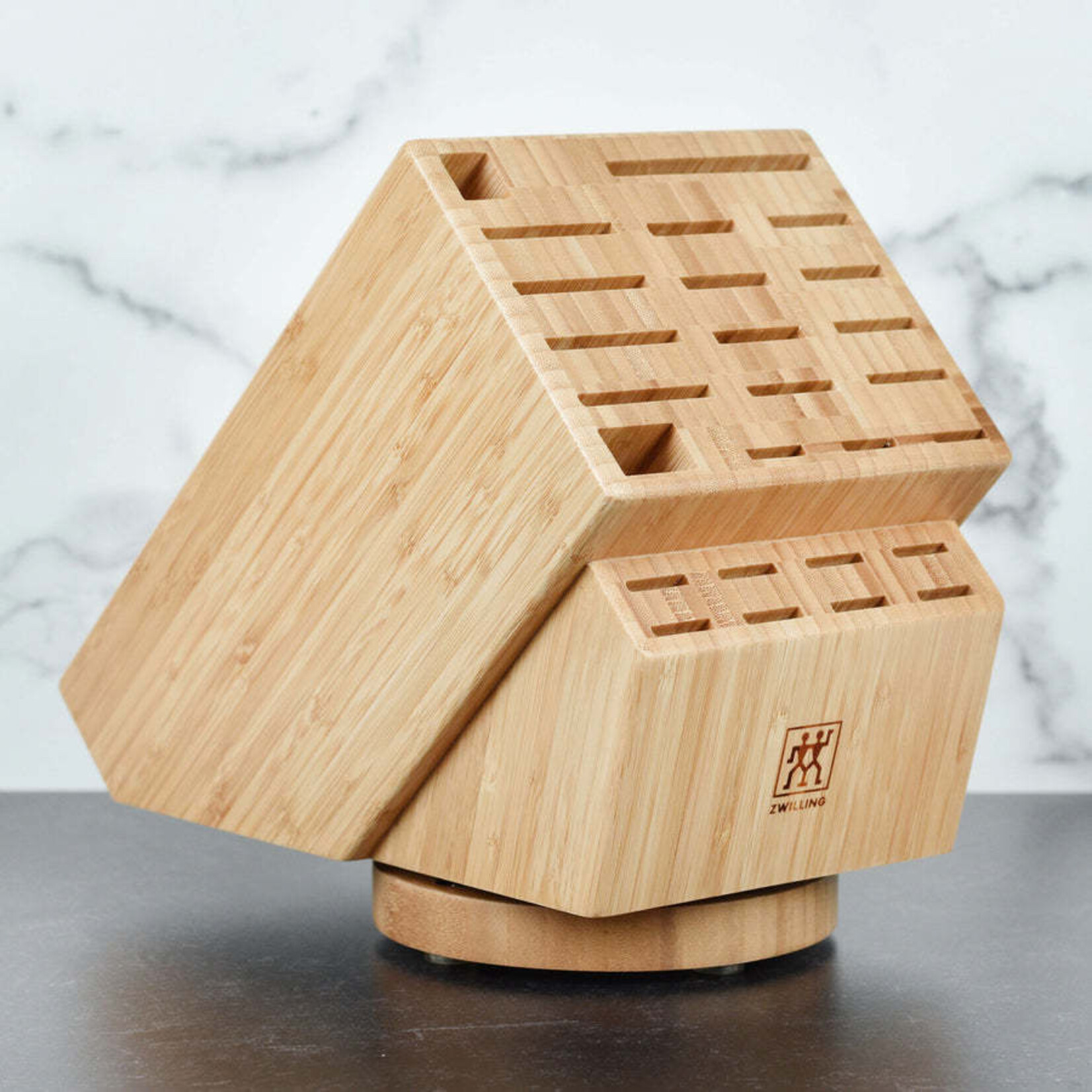 Zwilling 26-slot Bamboo Swivel Knife Block | ZWILLING