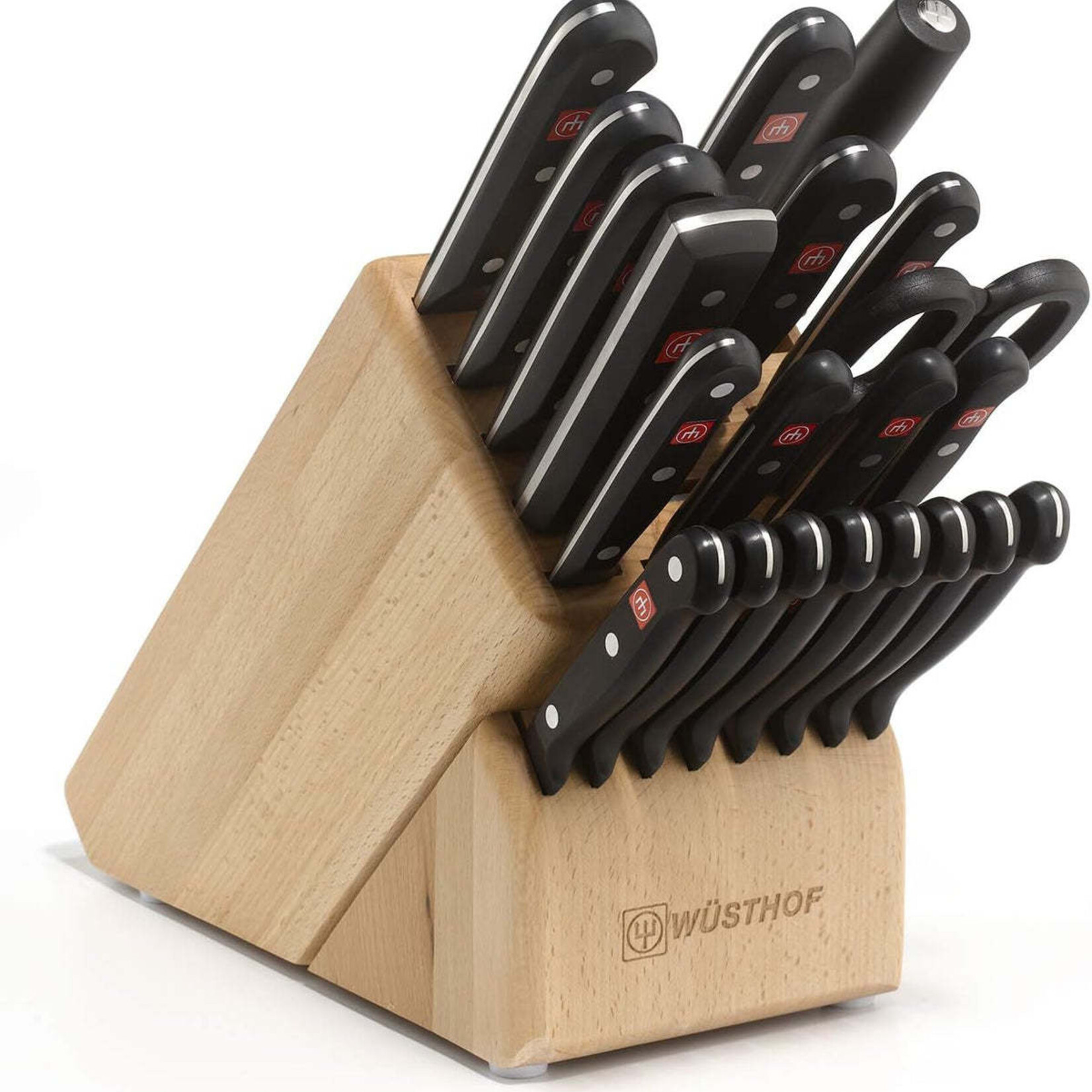 Wusthof 23pc Knife Block Set, 22-Slot Natural - Gourmet | Wusthof