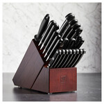 Zwilling 22-pc Knife Block Set w/ 8 Stamped Z Gourmet Steak Knives | ZWILLING