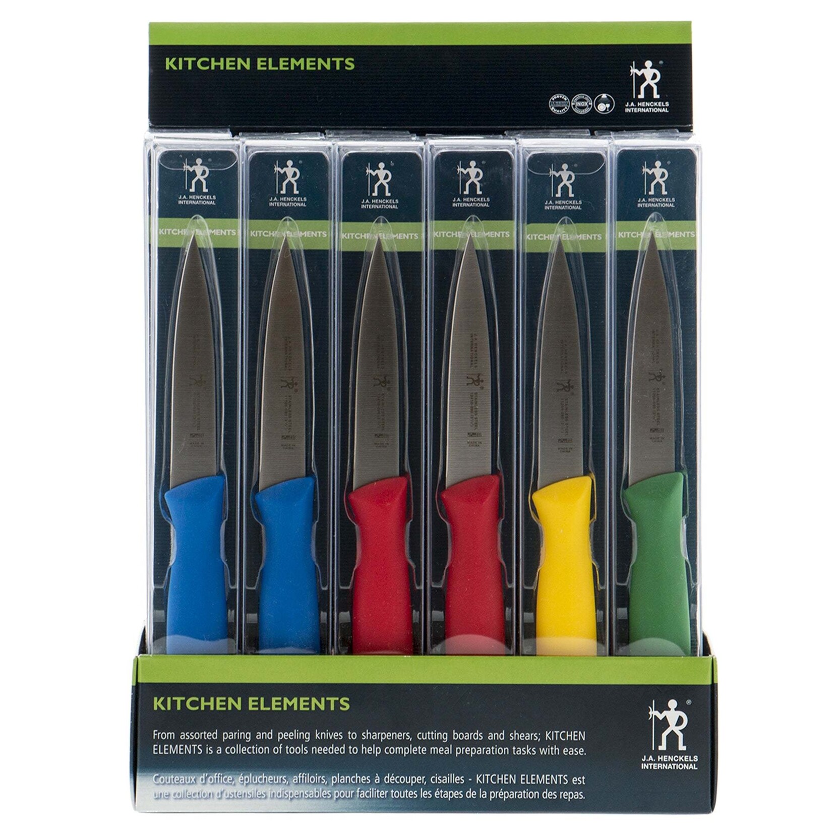 Henckels 24-pc 3.5-inch Paring Knife Display Set - Multi-Colored | Henckels
