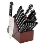 Zwilling 22-pc Knife Block Set w/ 8 Forged Steak Knives | ZWILLING