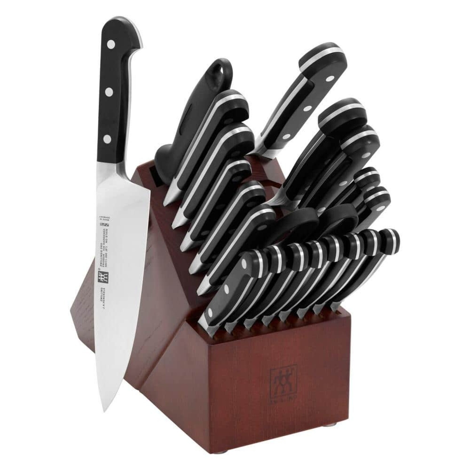Zwilling 22-pc Knife Block Set w/ 8 Forged Steak Knives | ZWILLING