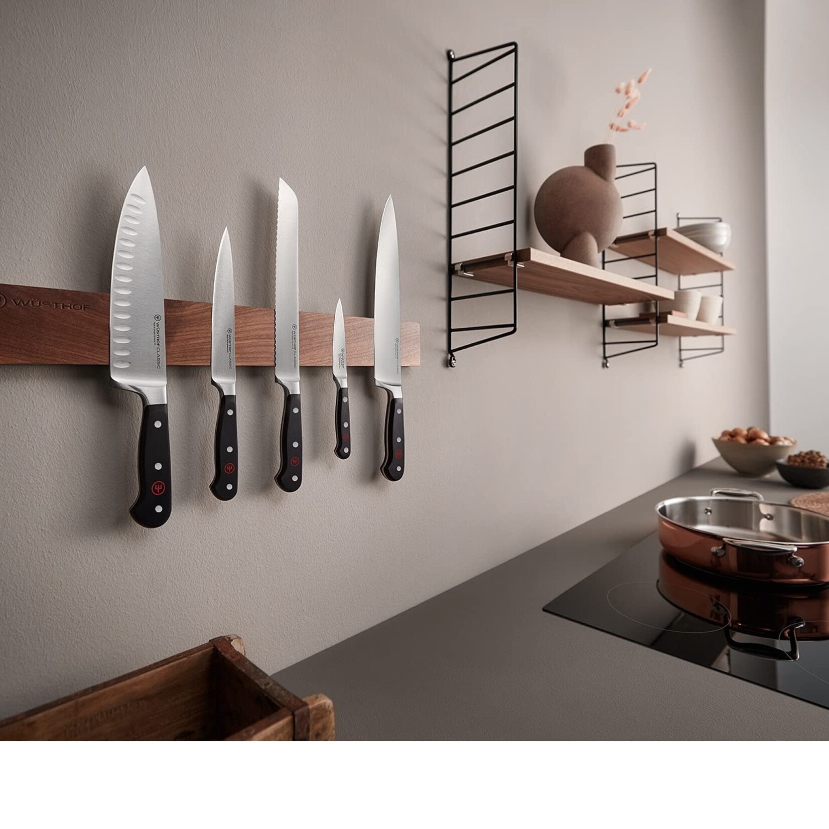 Wusthof 20" Magnabar, Walnut - Knife Storage | Wusthof