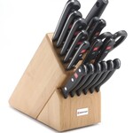 Wusthof 18pc Knife Block Set, 17-Slot Acacia - Gourmet | Wusthof