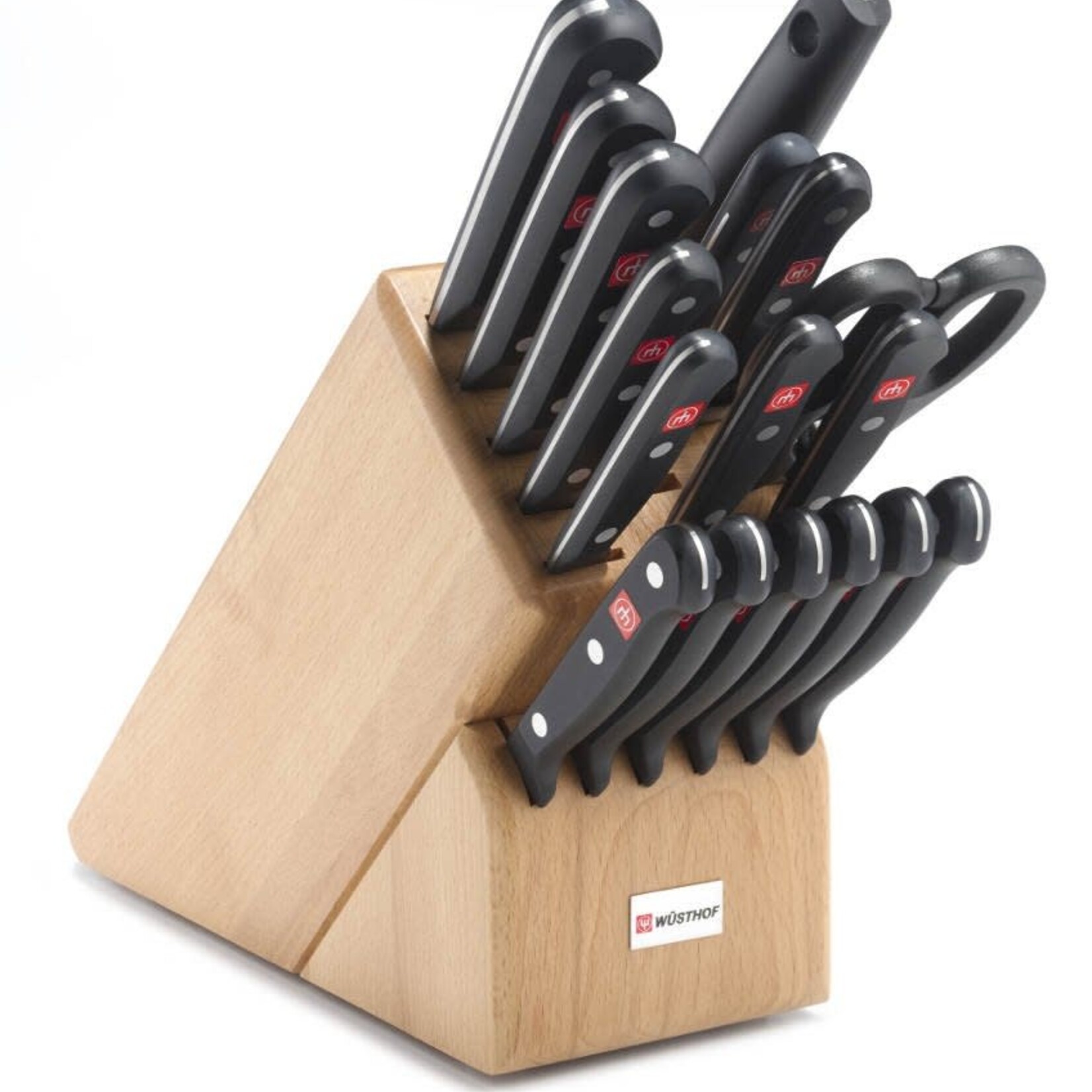 Wusthof 18pc Knife Block Set, 17-Slot Acacia - Gourmet | Wusthof
