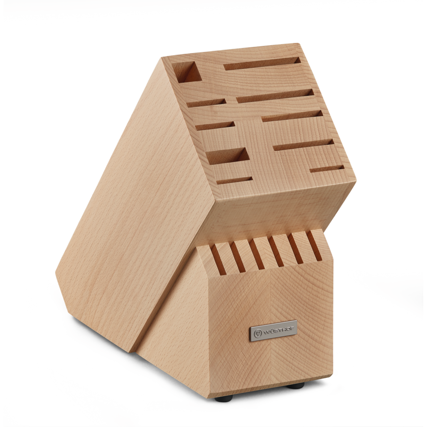 Wusthof 16-Slot Euro Knife Block, Beech - Knife Storage | Wusthof