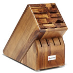 Wusthof 15-Slot Block, Acacia - Knife Storage | Wusthof